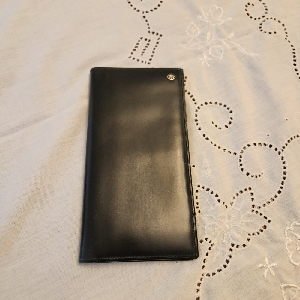Cartier Black Calfskin leather Bifold wallet